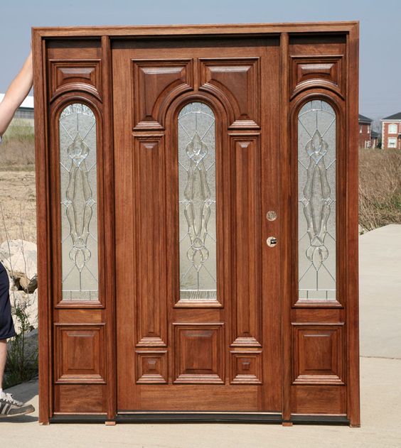  Mẫu cửa gỗ 4 cánh cao cấp có kính