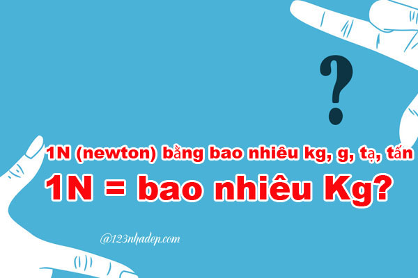 1N = Kg? – 1N (Newton) bằng bao nhiêu Kg, G, Tạ, Tấn
