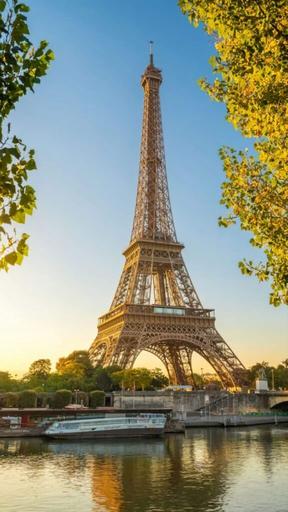 Hình ảnh tháp Eiffel hùng vĩ